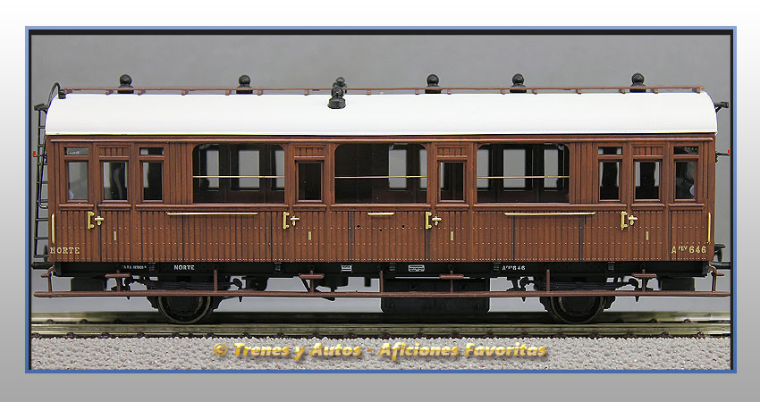 Coche pasajeros Serie 1678/1835 Afhv-646 - Norte