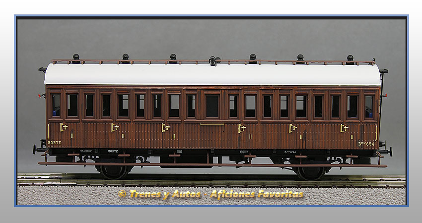 Coche pasajeros Serie 1678/1835 Bfhv-654 - Norte