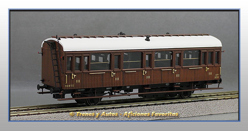 Coche pasajeros Serie 1678/1835 Cfhv-2110 - Norte