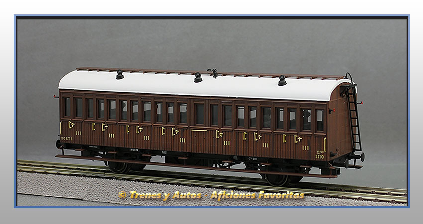 Coche pasajeros Serie 1678/1835 Cfhv-2110 - Norte
