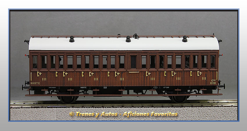Coche pasajeros Serie 1678/1835 Cfhv-2110 - Norte