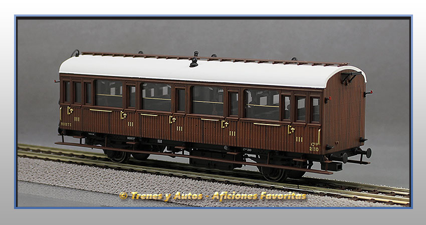 Coche pasajeros Serie 1678/1835 Cfhv-2110 - Norte