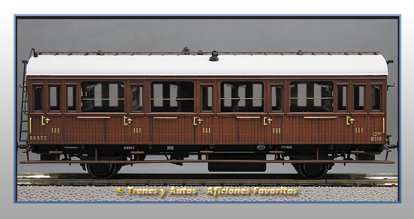 Coche pasajeros Serie 1678/1835 Cfhv-2110 - Norte
