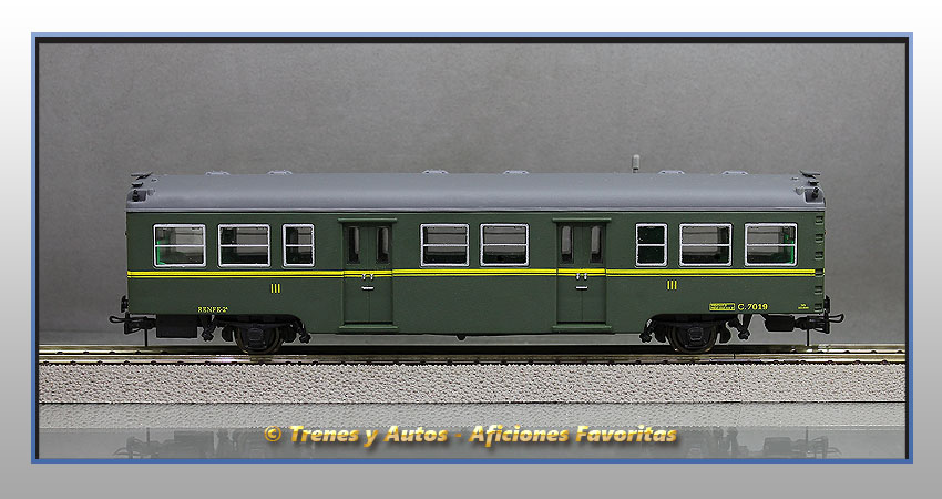 Coche pasajeros Serie 7000 Tipo C "Yenkas" - Renfe