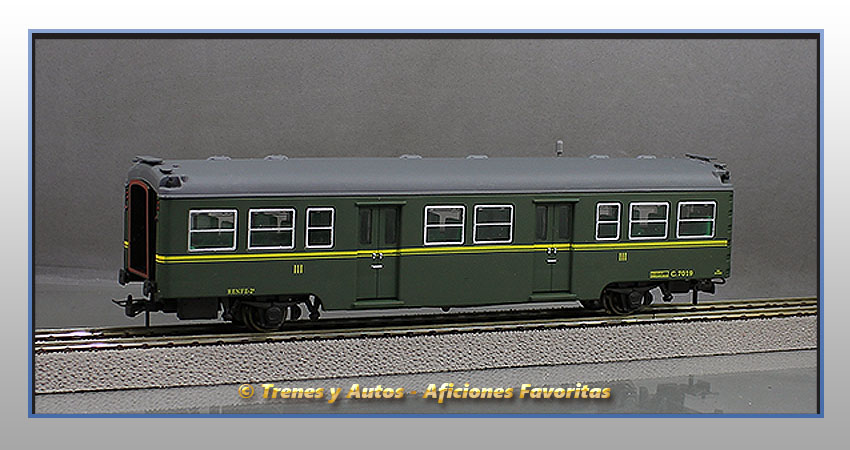 Coche pasajeros Serie 7000 Tipo C "Yenkas" - Renfe