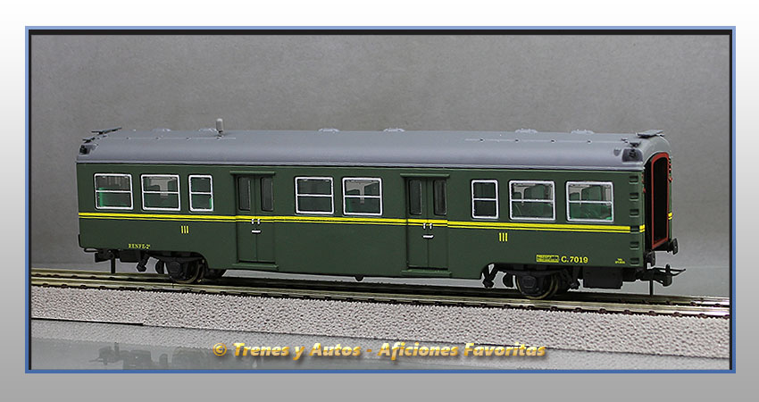 Coche pasajeros Serie 7000 Tipo C "Yenkas" - Renfe