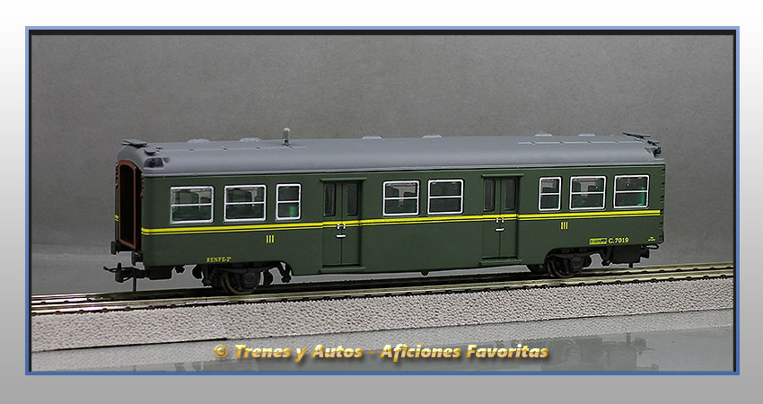 Coche pasajeros Serie 7000 Tipo C "Yenkas" - Renfe