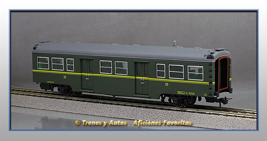 Coche pasajeros Serie 7000 Tipo C "Yenkas" - Renfe
