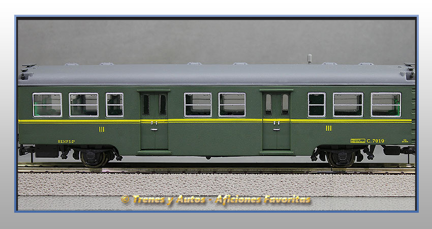 Coche pasajeros Serie 7000 Tipo C "Yenkas" - Renfe