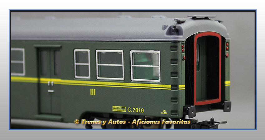 Coche pasajeros Serie 7000 Tipo C "Yenkas" - Renfe