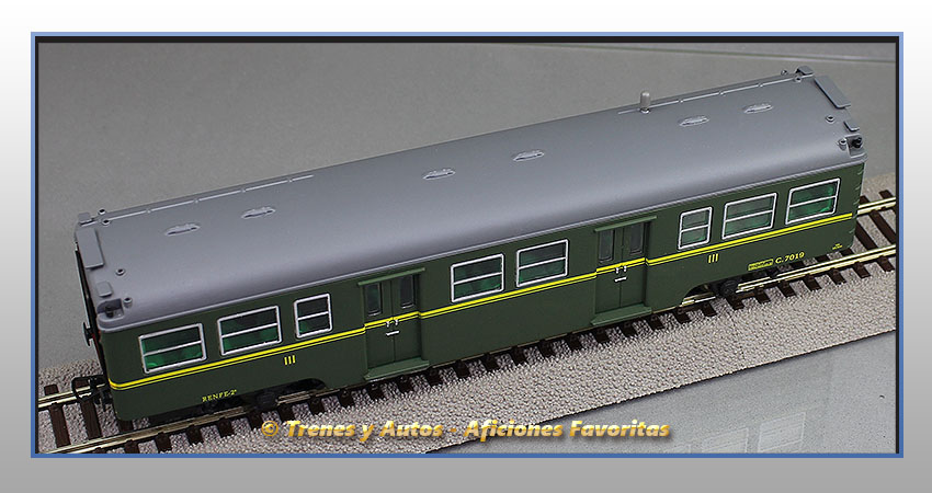 Coche pasajeros Serie 7000 Tipo C "Yenkas" - Renfe