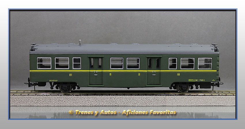Coche pasajeros Serie 7000 Tipo BC "Yenkas" - Renfe