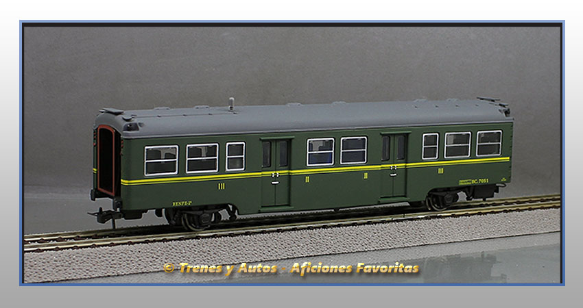 Coche pasajeros Serie 7000 Tipo BC "Yenkas" - Renfe