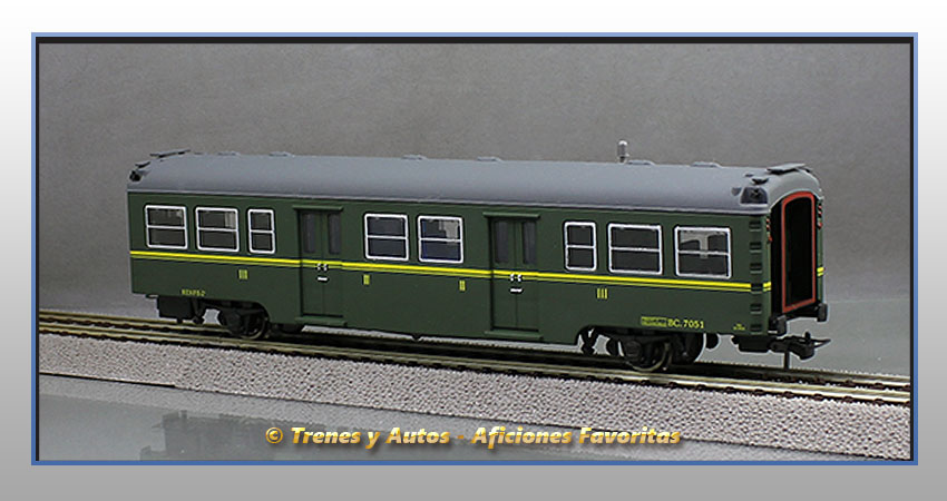 Coche pasajeros Serie 7000 Tipo BC "Yenkas" - Renfe