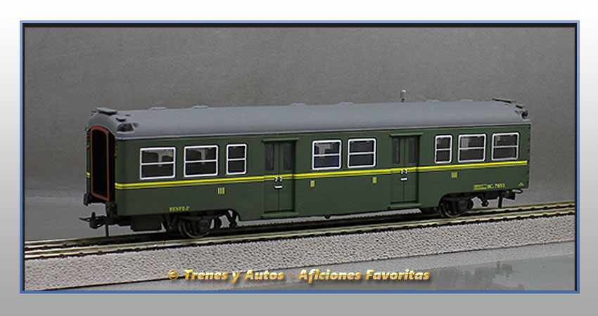 Coche pasajeros Serie 7000 Tipo BC "Yenkas" - Renfe