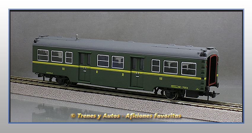 Coche pasajeros Serie 7000 Tipo BC "Yenkas" - Renfe