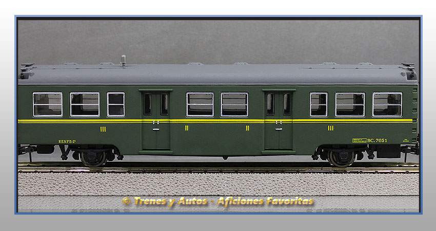 Coche pasajeros Serie 7000 Tipo BC "Yenkas" - Renfe