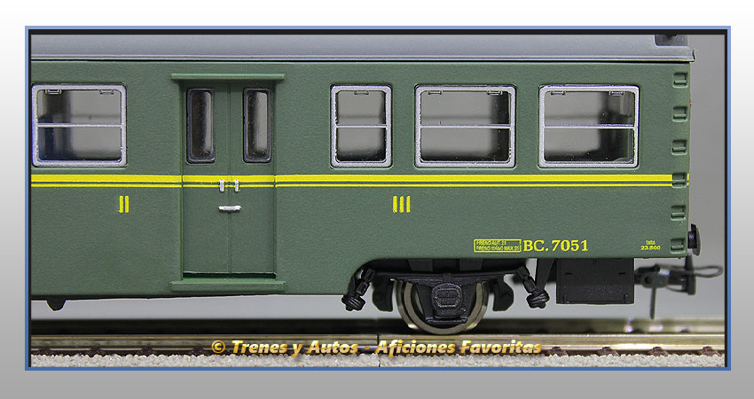 Coche pasajeros Serie 7000 Tipo BC "Yenkas" - Renfe