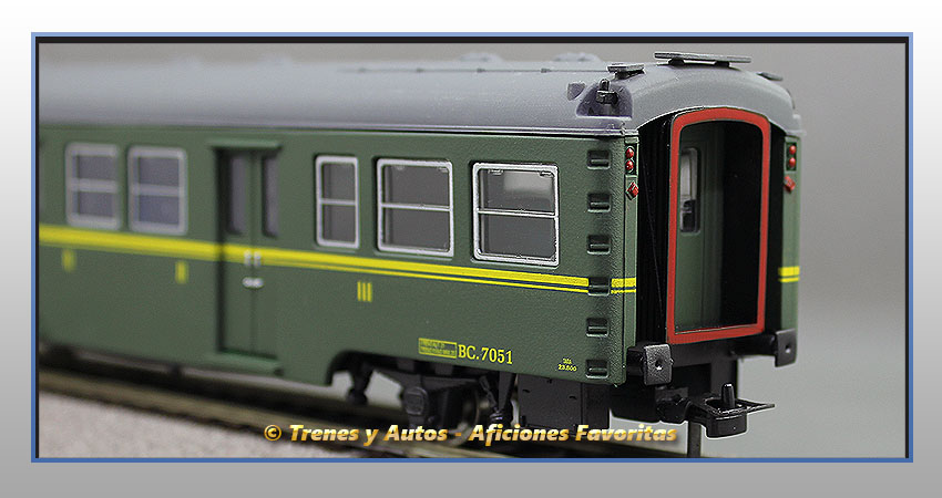 Coche pasajeros Serie 7000 Tipo BC "Yenkas" - Renfe