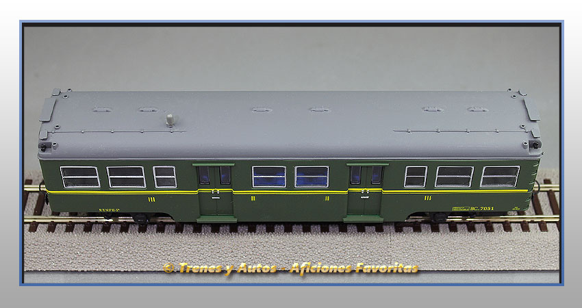 Coche pasajeros Serie 7000 Tipo BC "Yenkas" - Renfe