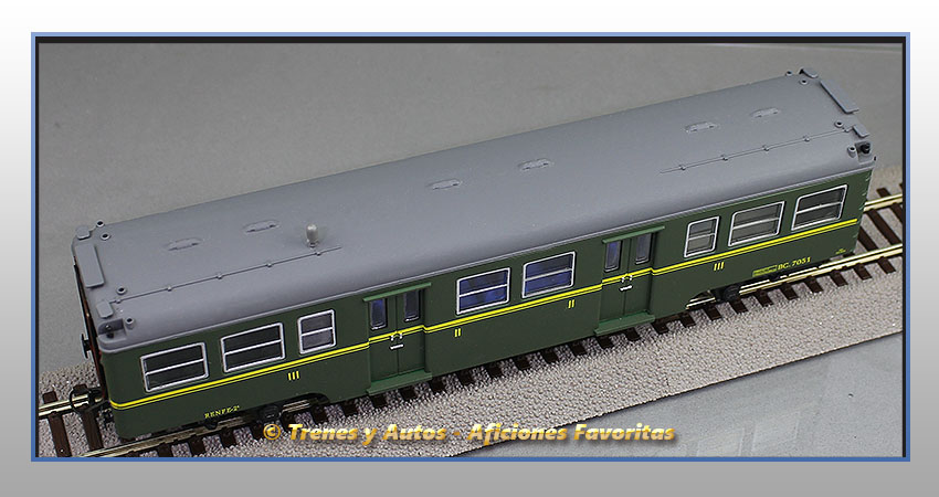 Coche pasajeros Serie 7000 Tipo BC "Yenkas" - Renfe