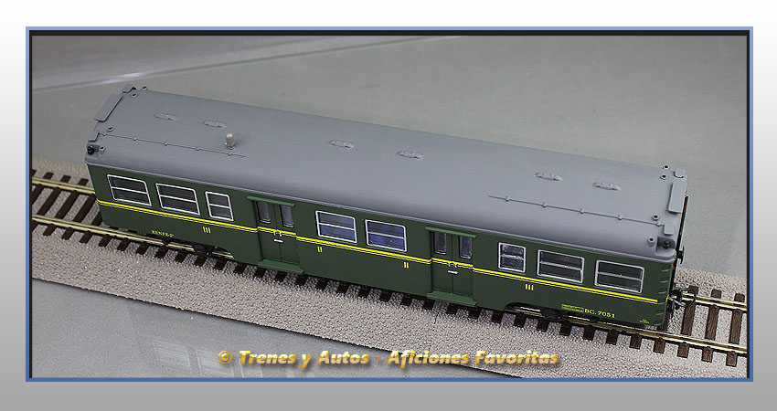 Coche pasajeros Serie 7000 Tipo BC "Yenkas" - Renfe