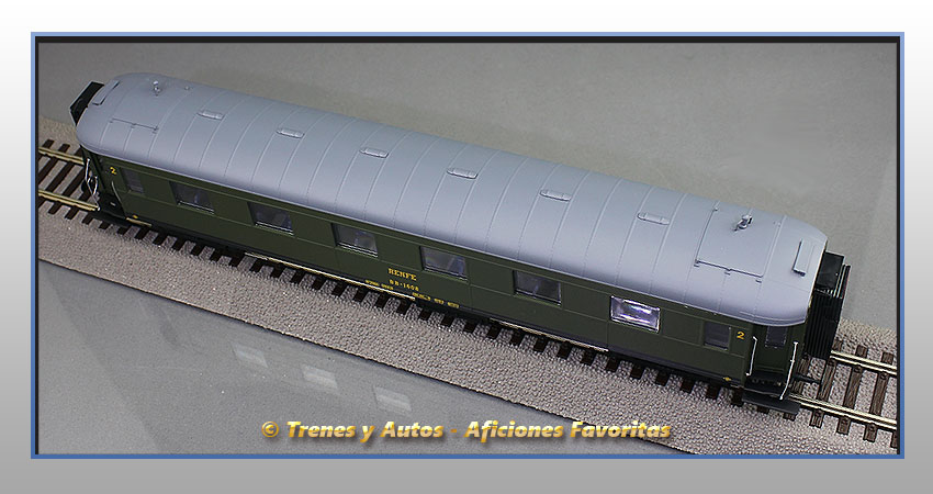 Coche pasajeros Serie 1600 BB-1608 - Renfe