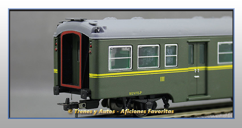 Coche pasajeros Serie 7000 "Yenkas" C-7006 - Renfe