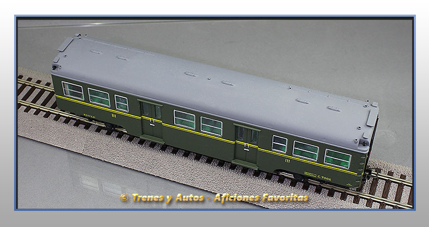 Coche pasajeros Serie 7000 "Yenkas" C-7006 - Renfe