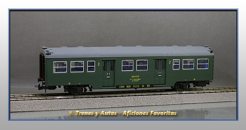 Coche pasajeros Serie 7000 B-7004 "Yenkas" - Renfe