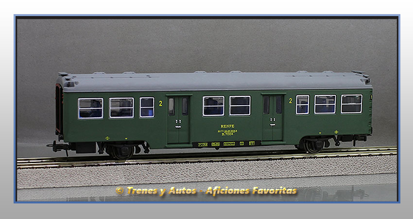 Coche pasajeros Serie 7000 B-7004 "Yenkas" - Renfe