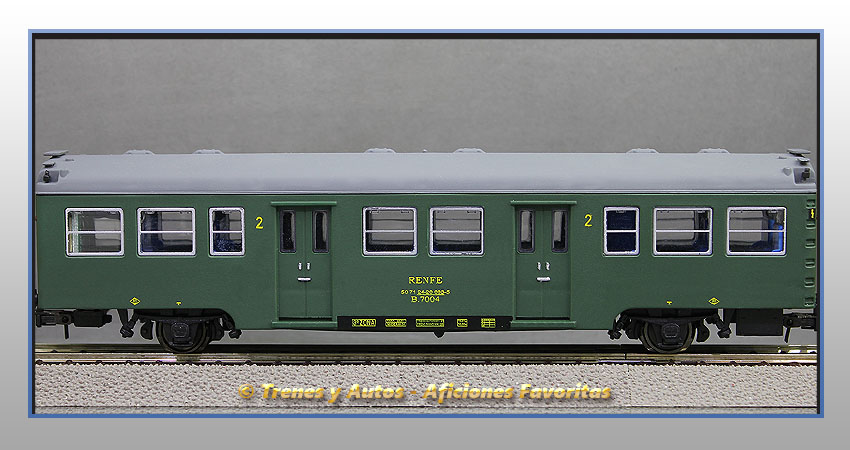 Coche pasajeros Serie 7000 B-7004 "Yenkas" - Renfe