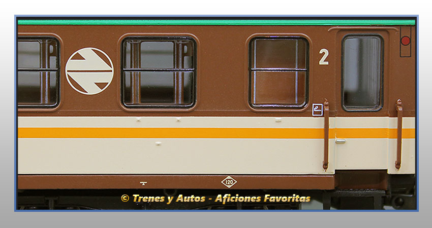 Coche pasajeros Serie 8500 "Estrella" BB-8532 - Renfe