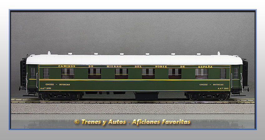 Coche pasajeros Serie 1001/1020 AAXfhv-1001 - Norte