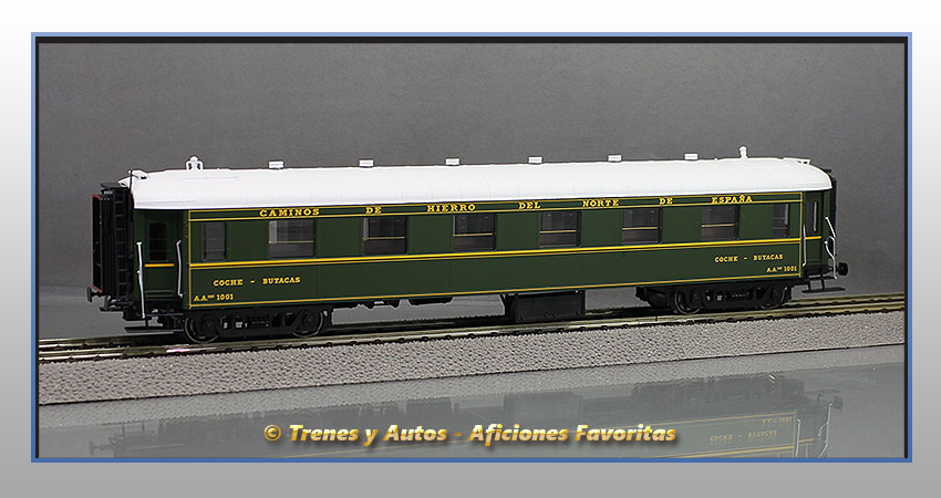 Coche pasajeros Serie 1001/1020 AAXfhv-1001 - Norte