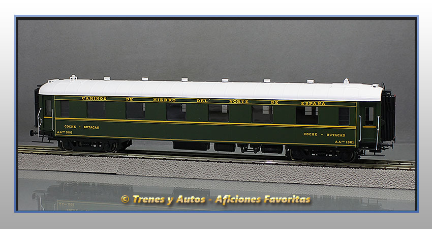 Coche pasajeros Serie 1001/1020 AAXfhv-1001 - Norte