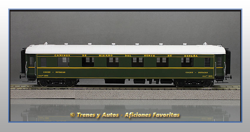 Coche pasajeros Serie 1001/1020 AAXfhv-1001 - Norte
