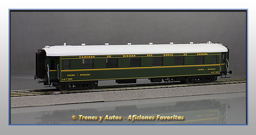 Coche pasajeros Serie 1001/1020 AAXfhv-1001 - Norte