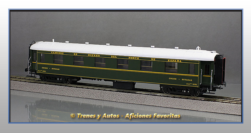 Coche pasajeros Serie 1001/1020 AAXfhv-1001 - Norte