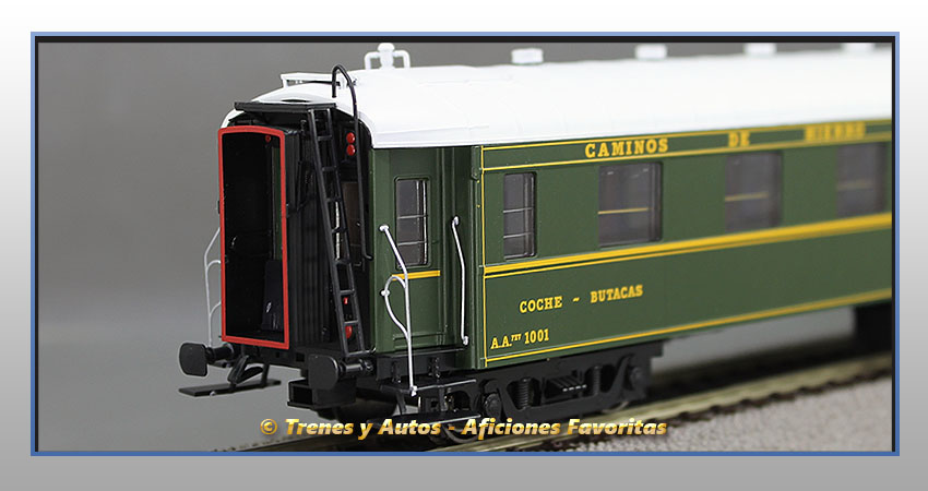 Coche pasajeros Serie 1001/1020 AAXfhv-1001 - Norte