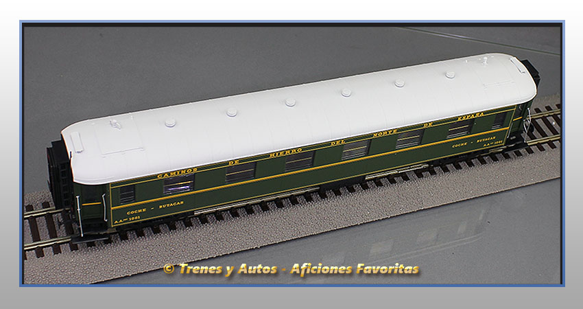 Coche pasajeros Serie 1001/1020 AAXfhv-1001 - Norte