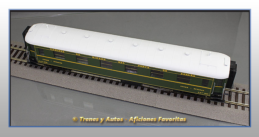 Coche pasajeros Serie 1001/1020 AAXfhv-1001 - Norte