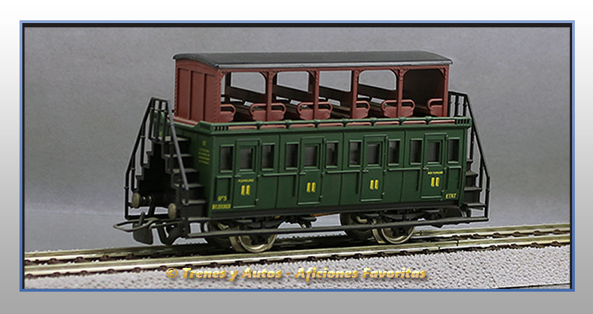 Coche pasajeros 2 pisos abierto B9x - SNCF (Etat)