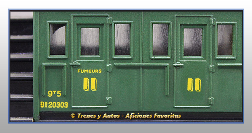 Coche pasajeros 2 pisos abierto B9x - SNCF (Etat)