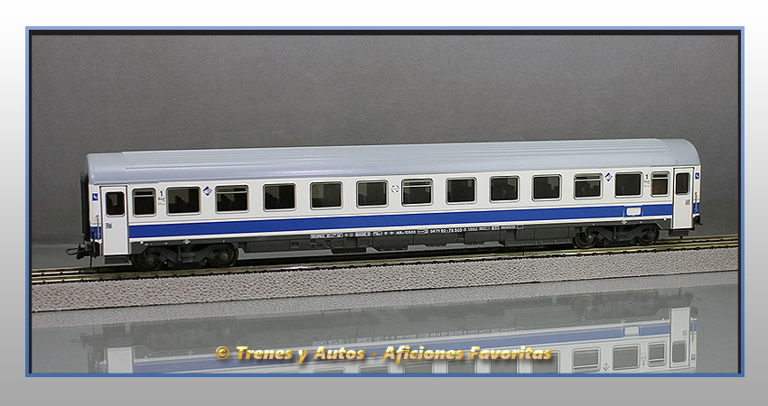 Coche pasajeros Serie 10000 A8lv-10503 "Danone" - Renfe
