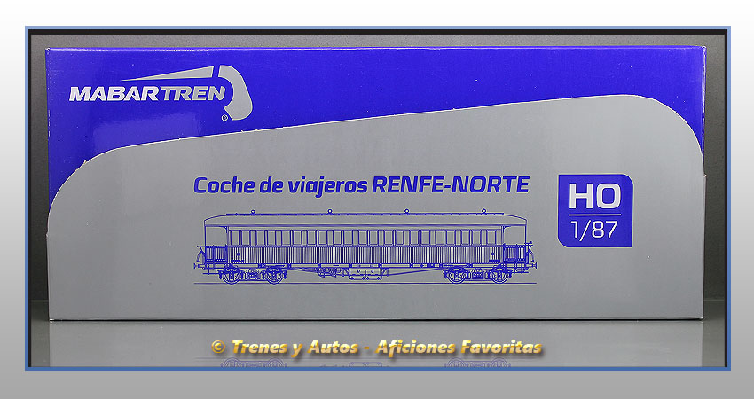Coche pasajeros Serie CCfhv CC-2887 - Renfe