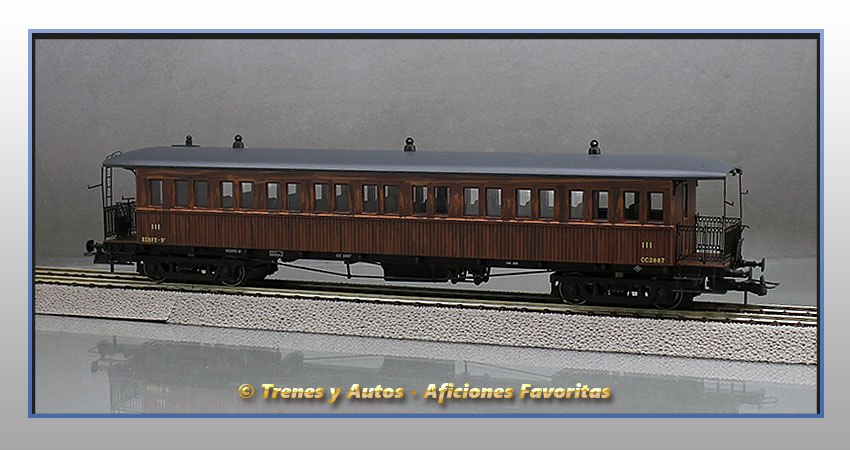 Coche pasajeros Serie CCfhv CC-2887 - Renfe