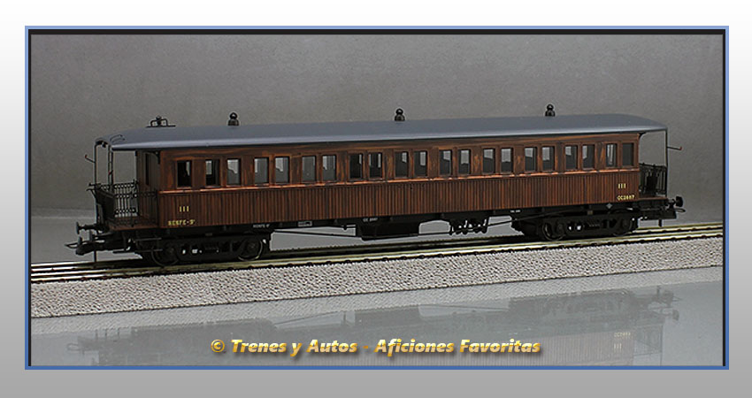 Coche pasajeros Serie CCfhv CC-2887 - Renfe
