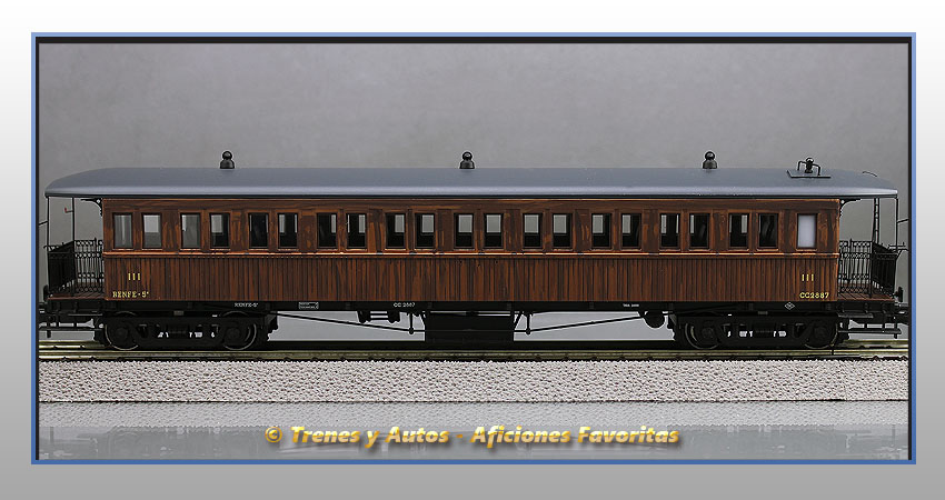 Coche pasajeros Serie CCfhv CC-2887 - Renfe