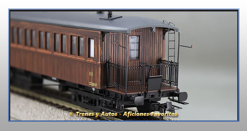 Coche pasajeros Serie CCfhv CC-2887 - Renfe